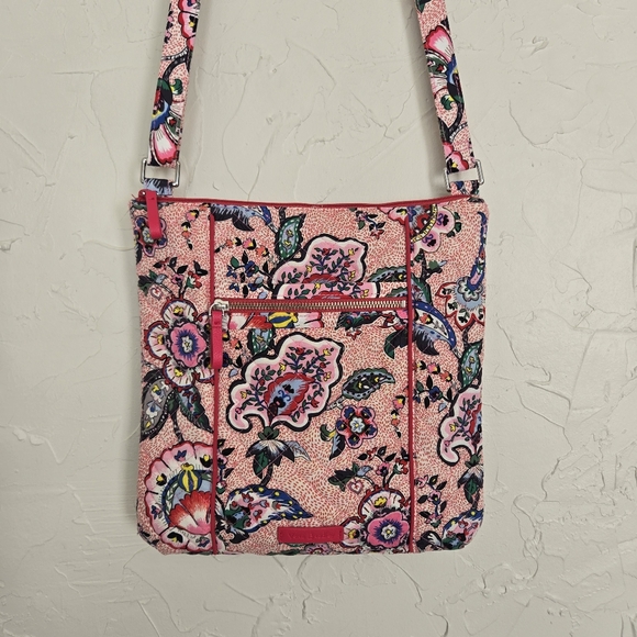 Vera Bradley Pink Paisley Floral Hipster Bag - Picture 3 of 9